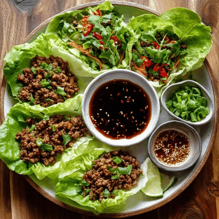 Discover the Joy of Asian Style Ground Beef Lettuce Wraps