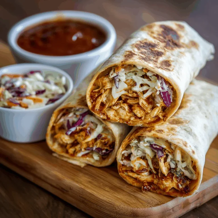 Wrap Yourself in Flavor: BBQ Chicken Coleslaw Delights