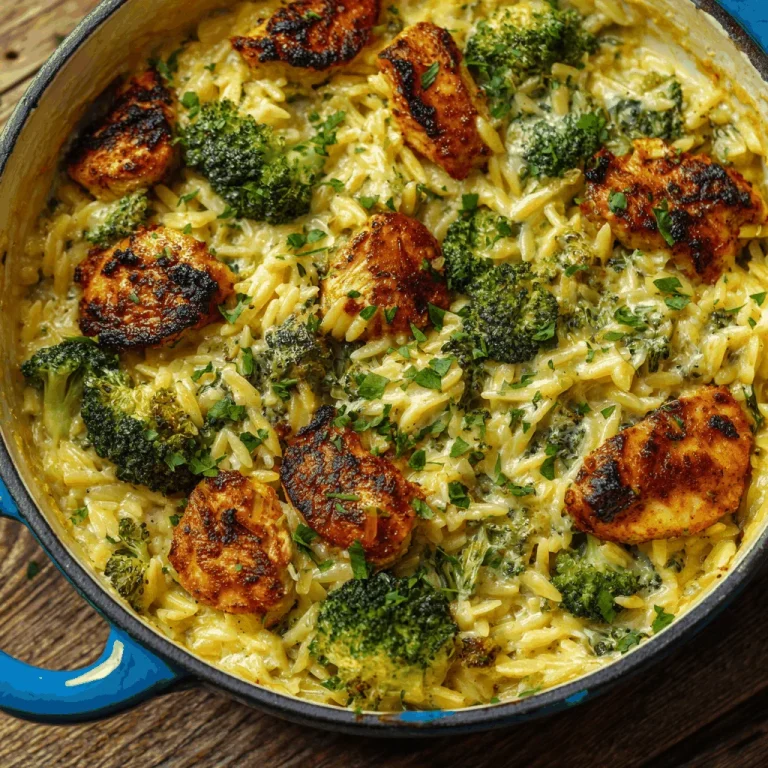 Discover the Cheesy Chicken Broccoli Orzo That Feels Like Home