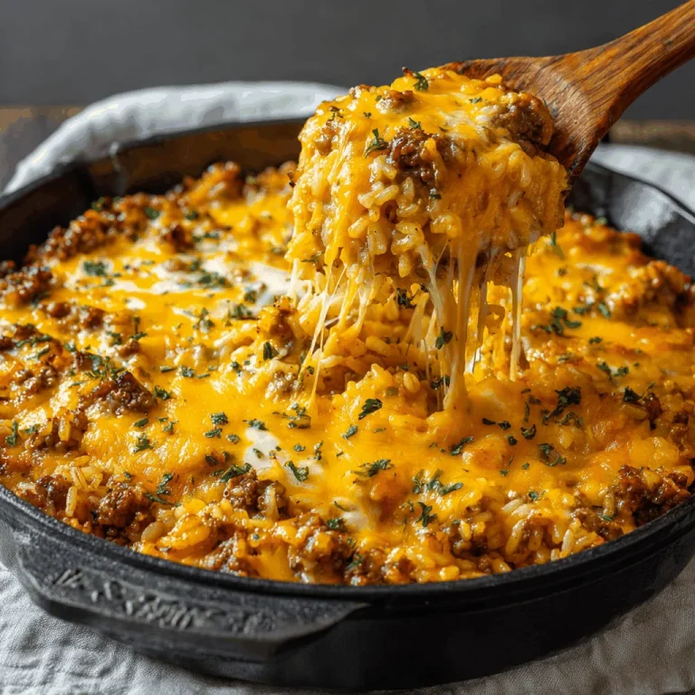 Gather Around: My Family’s Cheesy Hamburger Rice Casserole