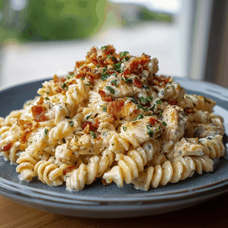 Dive Into Comfort: My Favorite Chicken Bacon Ranch Pasta