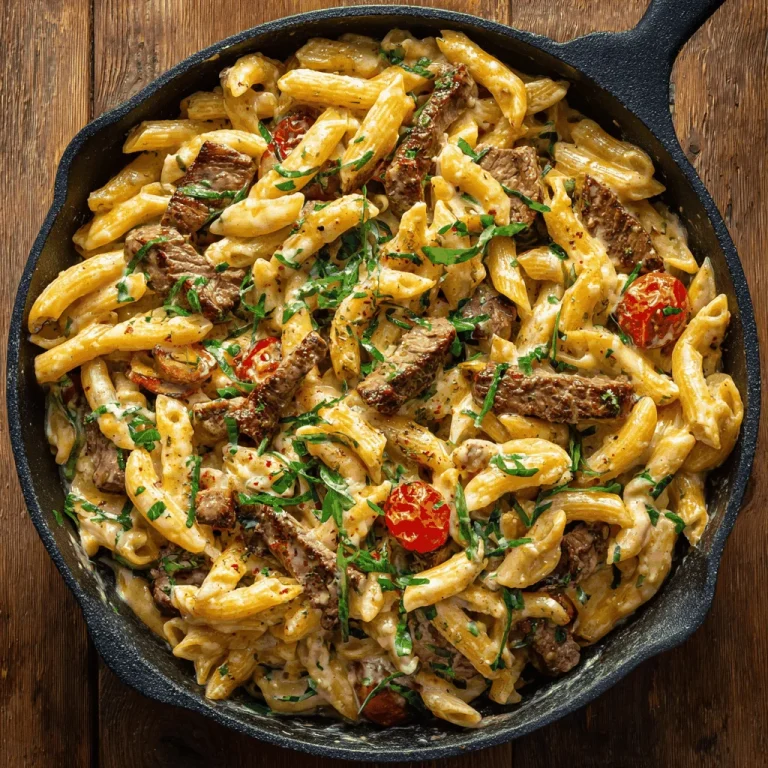 Indulge in Creamy Steak Pasta That Feels Like a Hug