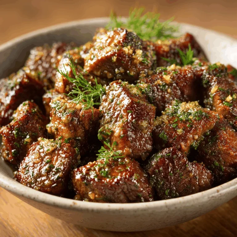 Savor the Moment: Garlic Butter Beef Bites with Potatoes