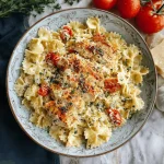 A delicious plate of Easy Garlic Parmesan Chicken Pasta Recipe for a Healthy Dinner