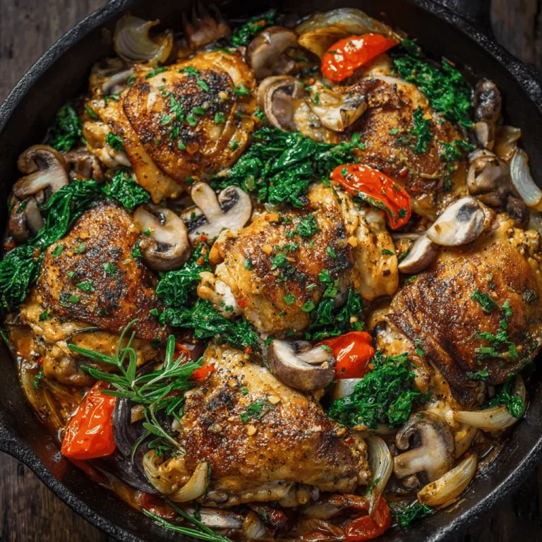 Gather Round for One-Pan Chicken with Buttered Noodles A delicious plate of One-Pan Chicken with Buttered Noodles