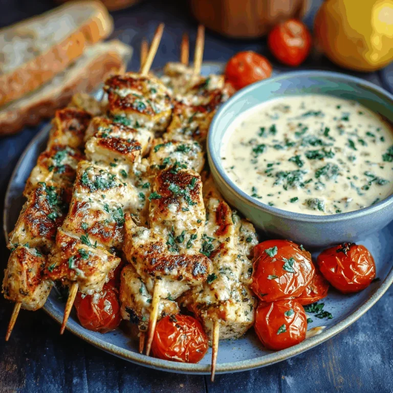Skewered Joy: Ranch Garlic Parmesan Chicken That Dazzles