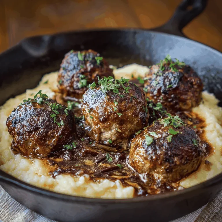 Gather Around: My Family’s Favorite Salisbury Steak Meatballs