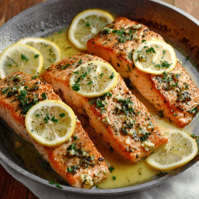 The Salmon with Garlic Lemon Butter That Steals the Show