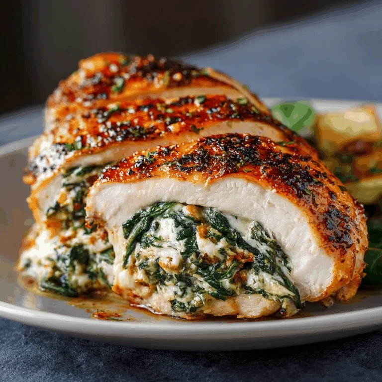 Savor the Juicy Spinach Stuffed Chicken Breast You’ll Love