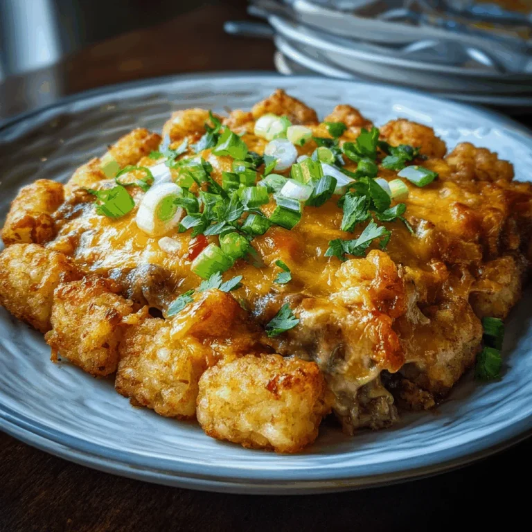 Gather Around: My Heartwarming Tater Tot Casserole with Beef