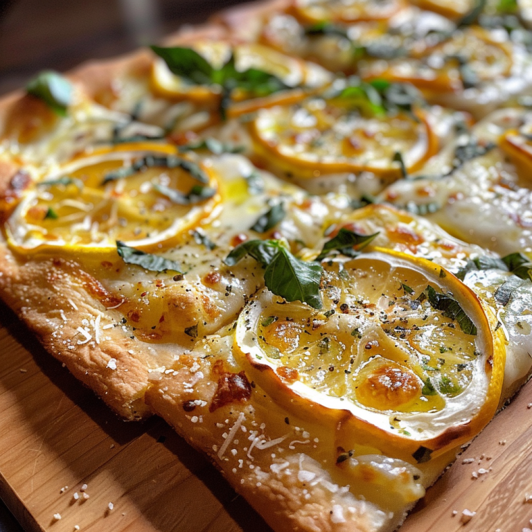 Savoring Summer: The Zesty Lemon Pizza That Brightens Every Gathering