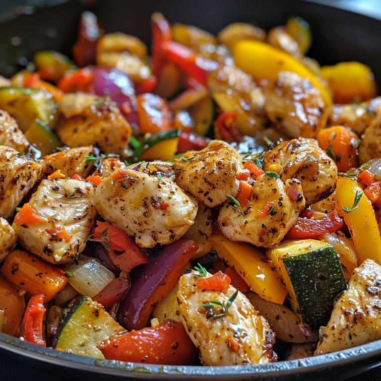 A Vibrant Chicken and Veggie Skillet: Your New Weeknight Hero
