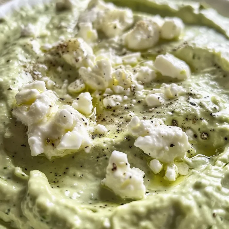 Close-up of creamy Green Goddess Whipped Feta Dip in a bowl, topped with fresh herbs.