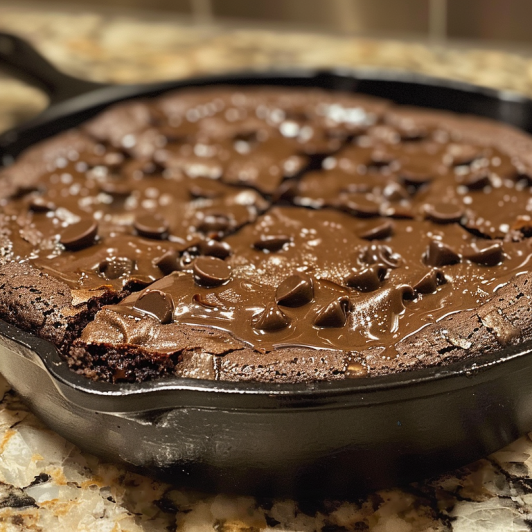 Indulge in the Ultimate Skillet Brownie: A Decadent Chocolate Experience