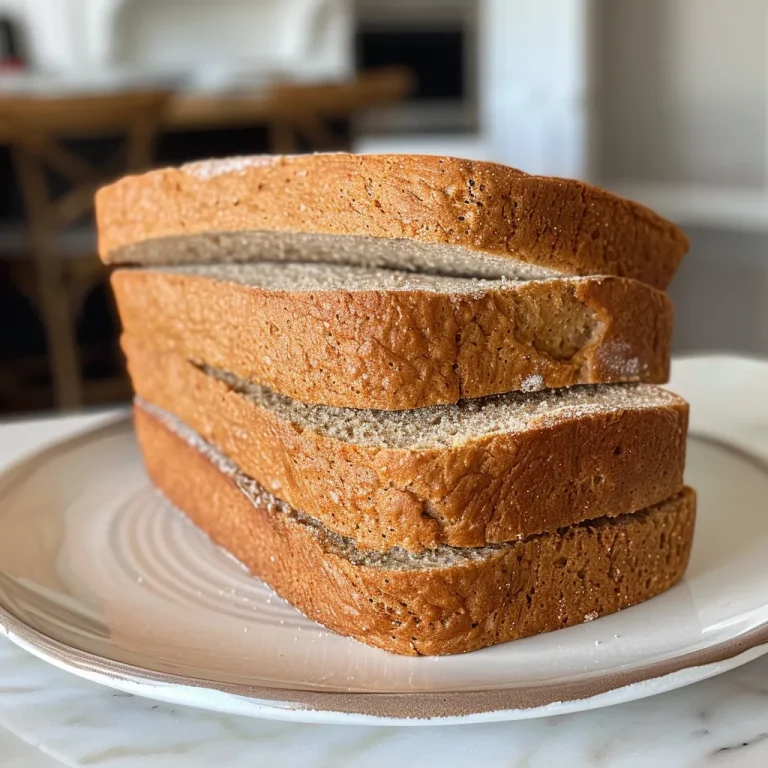 A close-up view of freshly baked whole wheat sandwich bread with a golden crust.