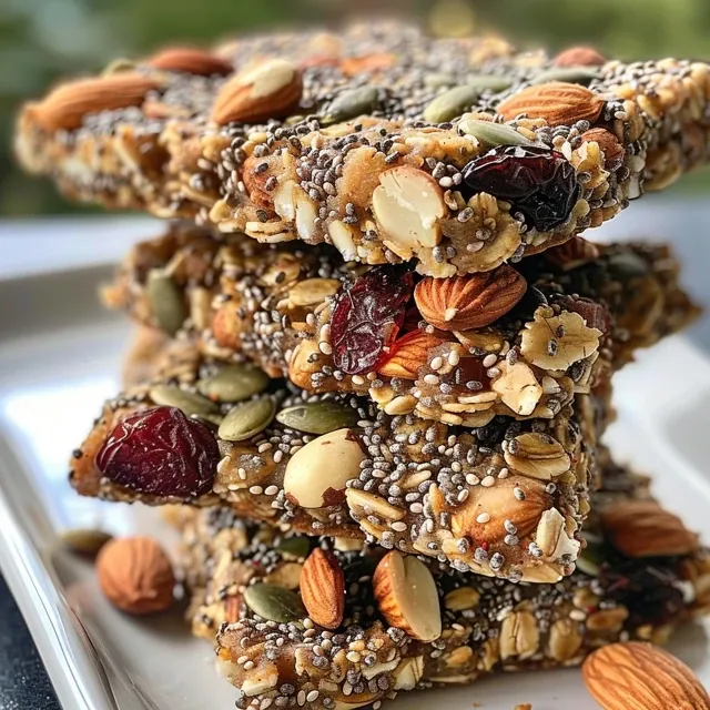 Side view of fresh baked energy cookies filled with nuts and seeds.