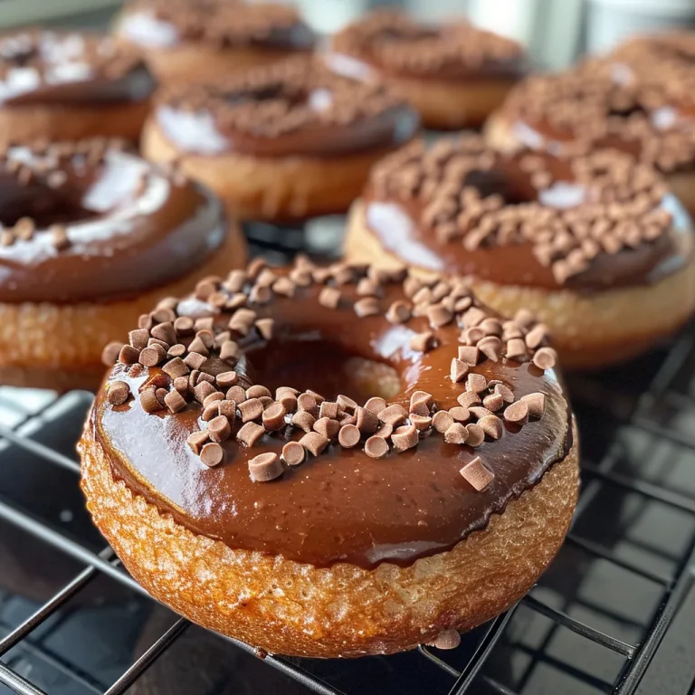 Baking Joy: How Easy Protein Donuts Turn Any Day into a Celebration Close-up photo of a chocolate protein donut with a glossy glaze.
