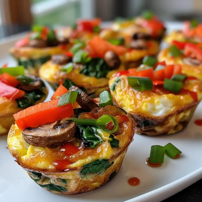 Morning Delights How Healthy Egg Muffin Cups Bring Sunshine to Your Breakfast Table Close-up side view of a Healthy Egg Muffin Cup filled with colorful vegetables.