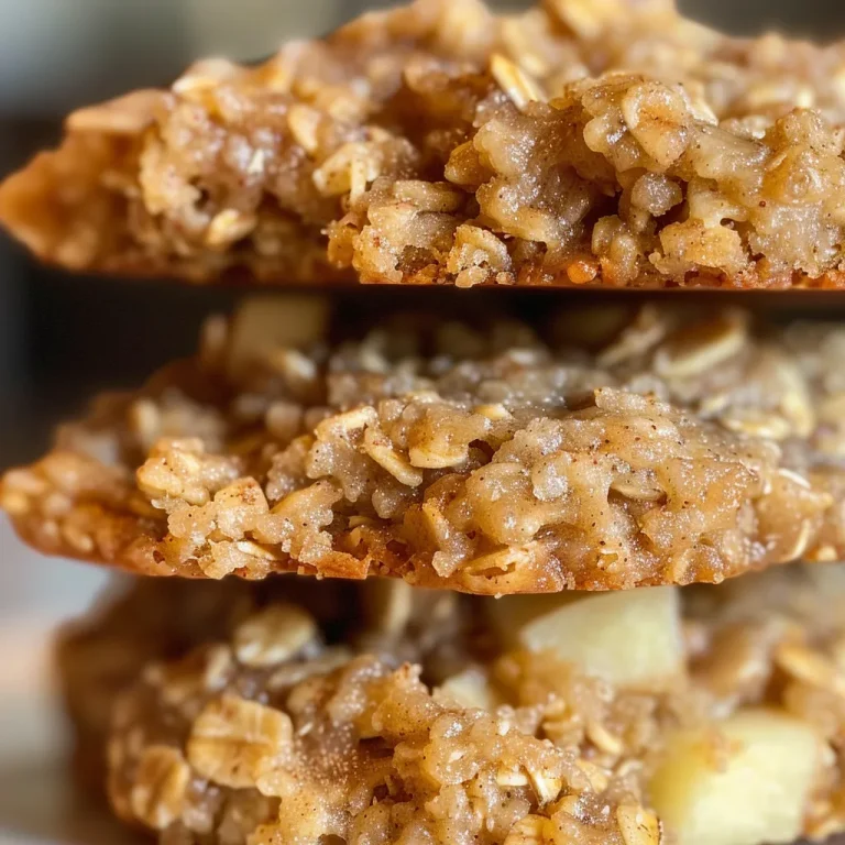 Close-up view of healthy oatmeal apple cookies on a plate, showcasing texture and color.