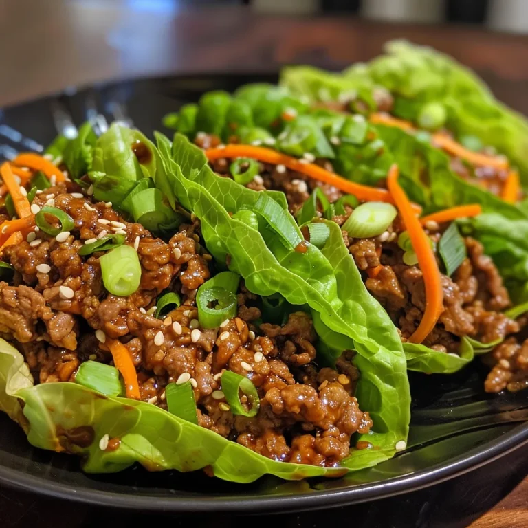 Savoring the Crunch Unwrap the Joy of Korean Beef Lettuce Wraps Juicy Korean beef filling wrapped in fresh green lettuce leaves.