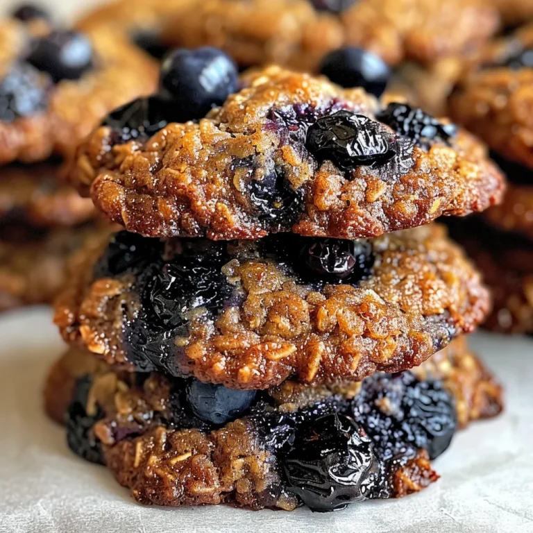 Baking Joy The Blueberry Balsamic Oat Cookies That Brighten Any Table Close-up of a stack of Blueberry Balsamic Oat Cookies on a wooden surface.