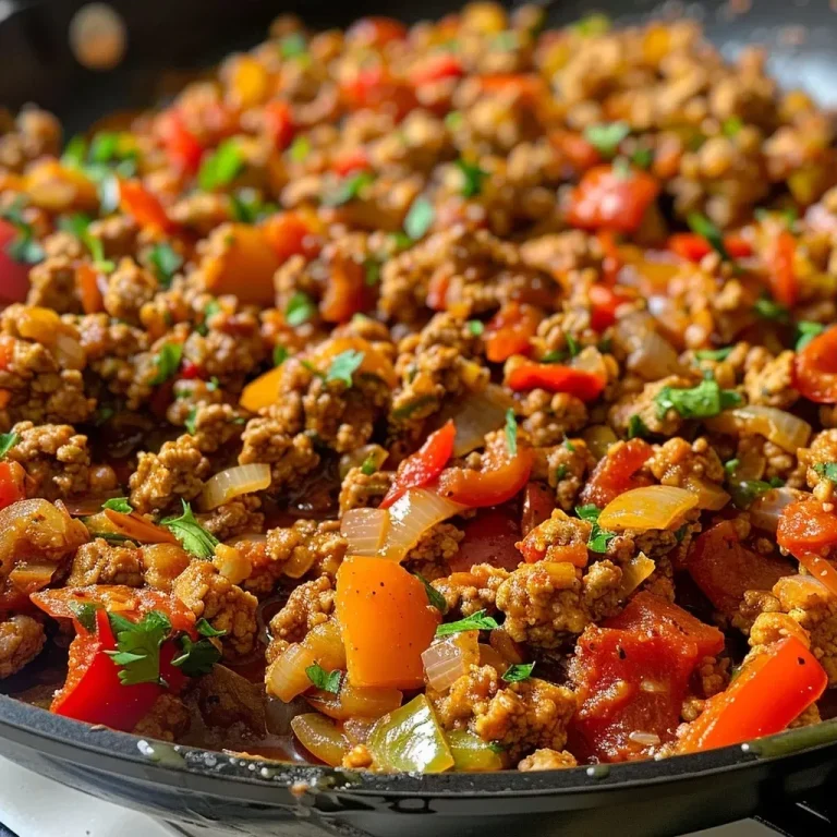 ['Close-up view of a hearty plate of Cajun Ground Turkey with colorful vegetables.', 'Juicy Cajun Ground Turkey dish garnished with fresh herbs, served in a bowl.', 'Side view of a flavorful Cajun Ground Turkey mixture with diced tomatoes and bell peppers.', 'A vibrant serving of ground turkey seasoned with Cajun spices, topped with fresh parsley.']