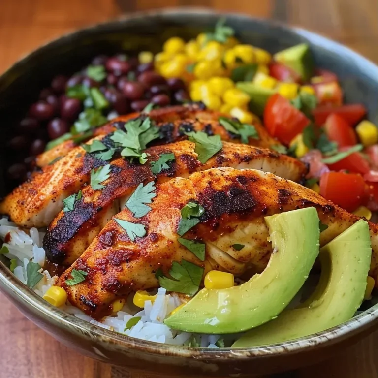 ['Close-up of a Spicy Mexican Tilapia Bowl with vibrant ingredients.', 'Side view of a colorful Spicy Mexican Tilapia Bowl showcasing fresh toppings.', 'Juicy Spicy Mexican Tilapia Bowl filled with rice, beans, and avocado.', 'Detailed photo of a Spicy Mexican Tilapia Bowl highlighting its spicy seasonings.']