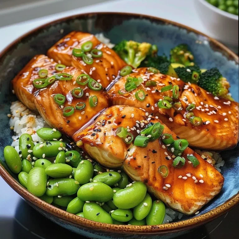 ['Close-up view of Teriyaki Tilapia Bowls featuring vibrant vegetables and fillets.', 'Side view of a delicious Teriyaki Tilapia Bowl, showcasing colorful ingredients including broccoli and zucchini.', 'Appetizing Teriyaki Tilapia Bowl with juicy fillets, lentils, and edamame in a rustic bowl.', 'Overhead shot of Teriyaki Tilapia Bowl filled with fresh vegetables and tender fish on a wooden surface.']