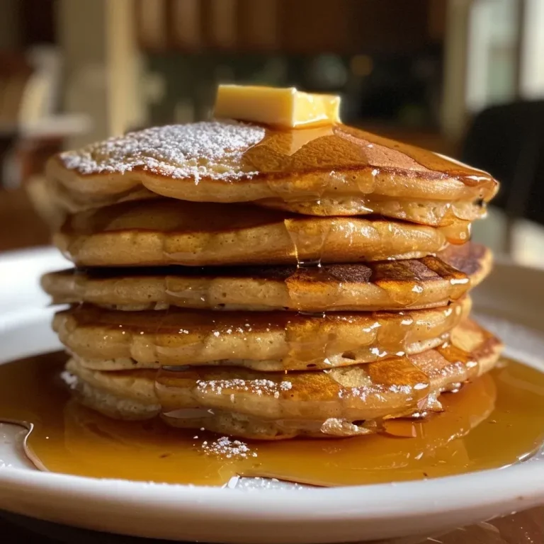 ['Close-up view of fluffy gluten-free pancakes drizzled with syrup.', 'Stack of golden gluten-free pancakes topped with fresh fruit.', 'Side view of delicious gluten-free pancakes on a plate.', 'Juicy gluten-free pancakes with a pat of melting butter on top.']