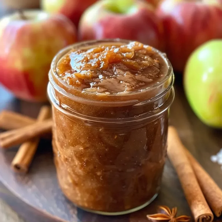 ['Close-up view of a jar of Healthy Apple Butter with a rich, smooth texture and a warm brown color.', 'Side profile of Healthy Apple Butter in a glass jar, showcasing its glossy surface and thick consistency.', 'Detailed shot of Healthy Apple Butter, highlighting its creamy texture and warm hues, surrounded by apples.', 'Close-up image of Healthy Apple Butter with a spoon resting beside it, displaying a thick, velvety spread.']