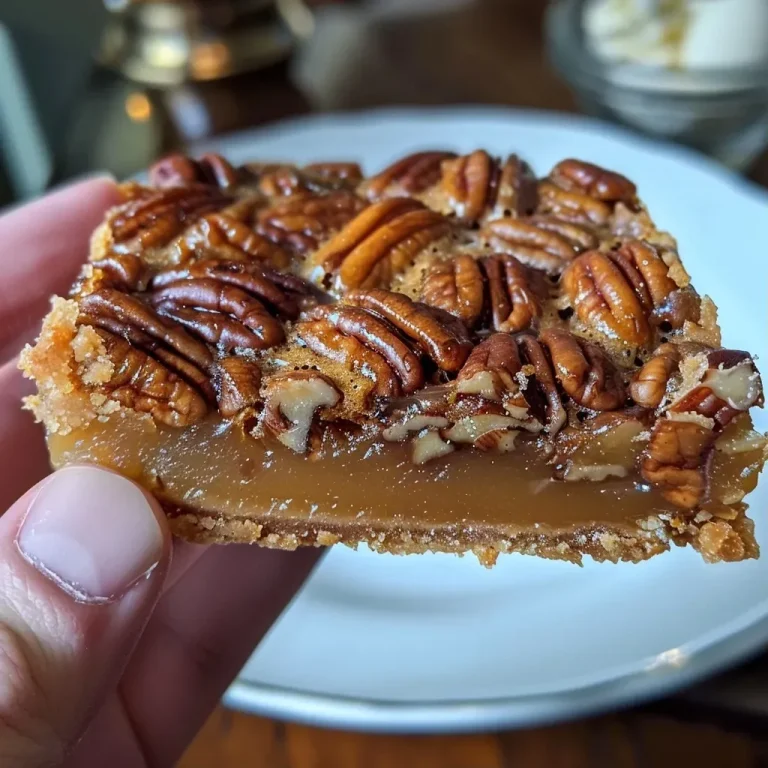 ['Close-up view of maple pecan pie bars with a golden top and chopped pecans.', 'Side view of maple pecan pie bars on a plate, showcasing a rich, gooey filling.', 'Deliciously baked maple pecan pie bars with a crumbly crust and a sprinkle of sea salt.', 'Tasty maple pecan pie bars with a glossy topping and a generous layer of nuts.']