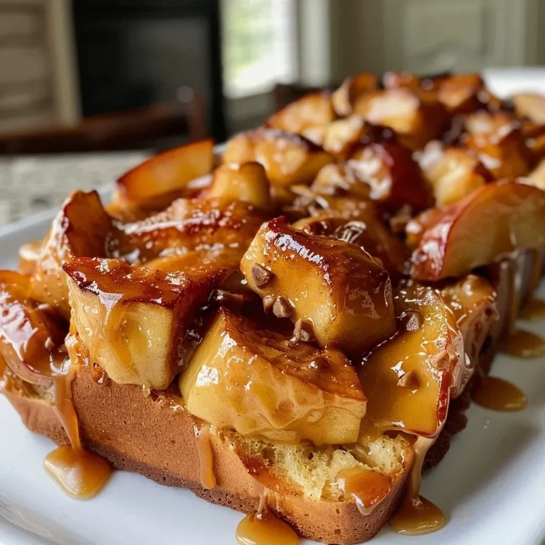 A Warm Embrace: The Caramel Apple Chai Pull-Apart Bread That Whispers Comfort Close-up of Caramel Apple Chai Pull-Apart Bread showing layers and caramel drizzles.