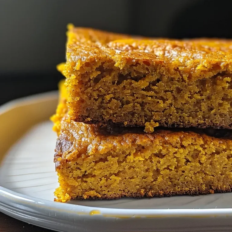Harvest Harmony: Embracing Autumn with Gluten Free Pumpkin Cornbread Close-up view of a slice of gluten-free pumpkin cornbread, showcasing its moist texture.