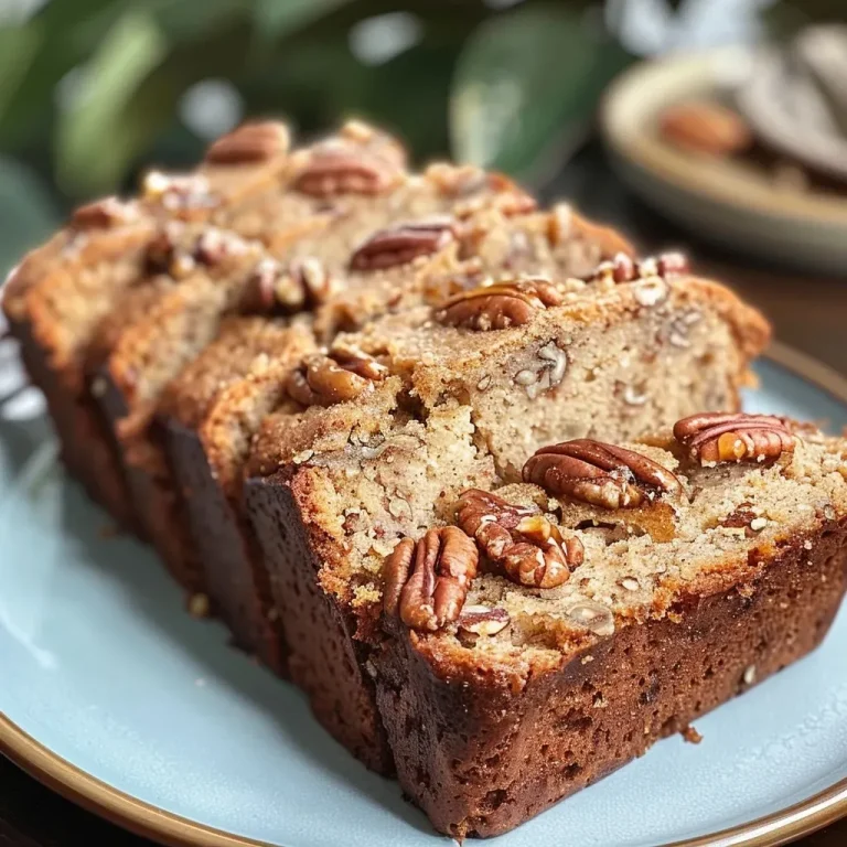 A Slice of Comfort: Crafting Maple Pecan Bread That Whispers Warmth Close-up of a slice of Maple Pecan Bread topped with glaze and chopped pecans.