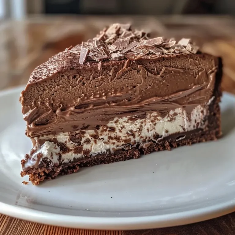 No-Bake Nutella Cheesecake: A Decadent Hug in Every Bite Close-up view of a creamy No-Bake Nutella Cheesecake with a chocolate biscuit crust.