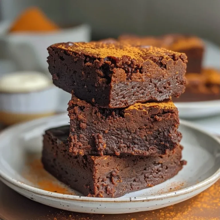 Whipping Up Joy: My Healthy Pumpkin Protein Brownies with a Creamy Swirl Close-up view of moist Pumpkin Protein Brownies showcasing a unique swirl pattern.