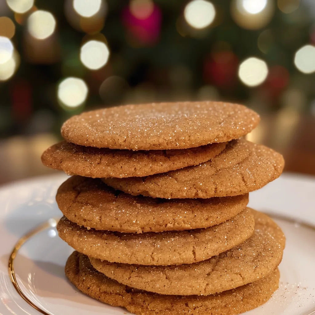 Close-up of spiced sugar cookies with a golden-brown exterior.