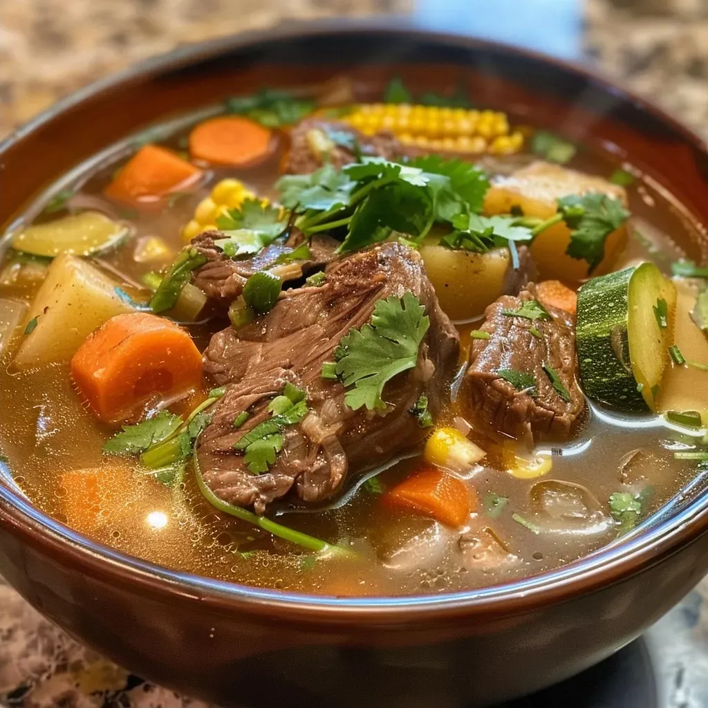 Authentic Caldo de Res (Mexican Beef Soup)
