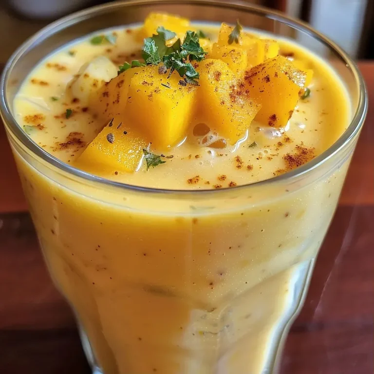 Sipping Sunshine: The Mango Lassi That Brightens Every Day Authentic Mango Lassi