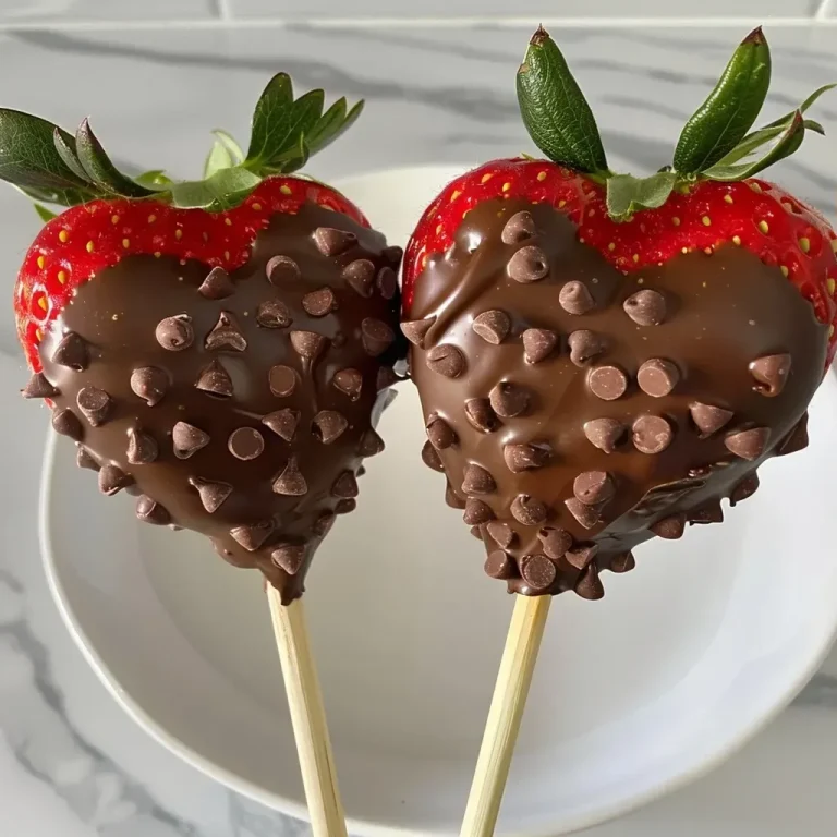 Sweet Heart Pops: A Celebration of Love and Flavor Chocolate Covered Strawberry Heart Pops Recipe