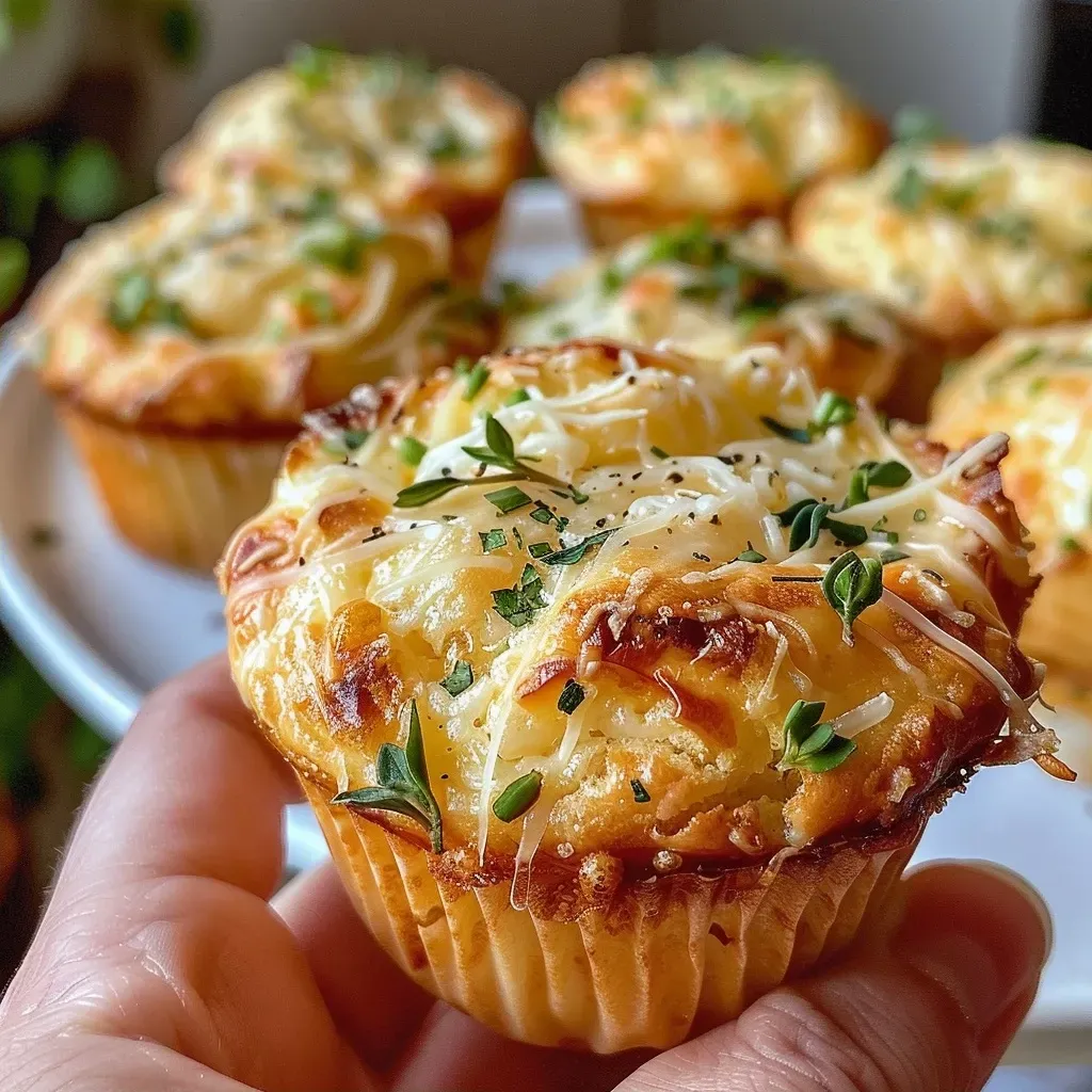 Delicious Savory Cheese Muffins Recipe