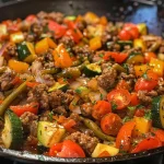 Easy Savory Beef Vegetable Skillet That Feels Like Home Cooking