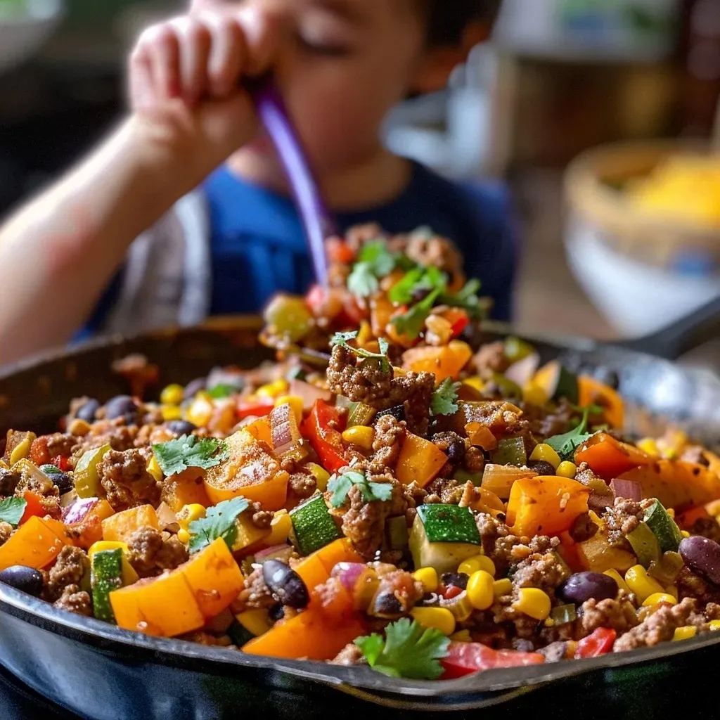 Ground Beef and Zucchini Skillet | Easy & Delicious Dinner