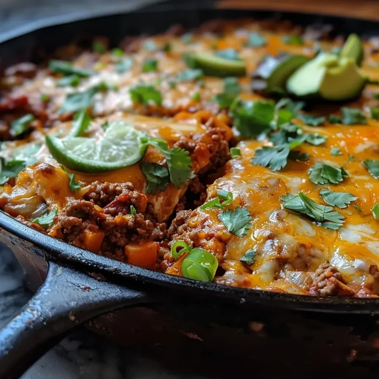One-Pan Flavor Explosion: The Ground Beef Enchilada Skillet That Sparks Joy Ground Beef Enchilada Skillet