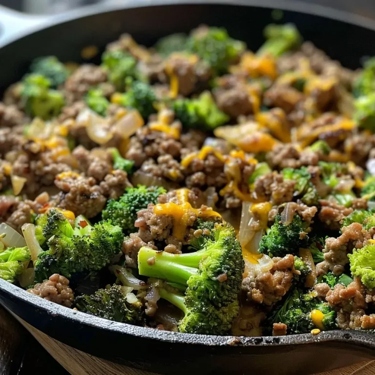 A Flavorful Journey: Crafting My Keto Hamburger Broccoli Skillet Keto Hamburger Broccoli Skillet
