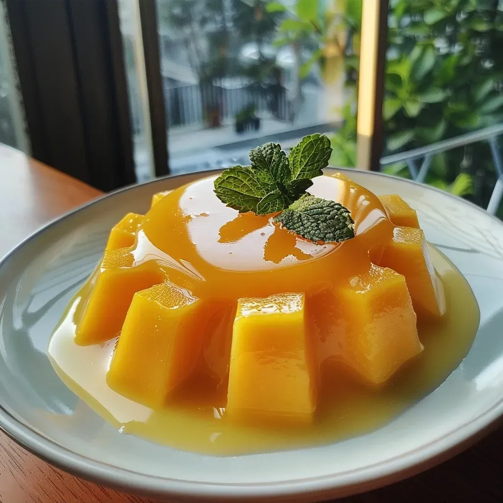 Mango Pudding (Hong Kong Style)