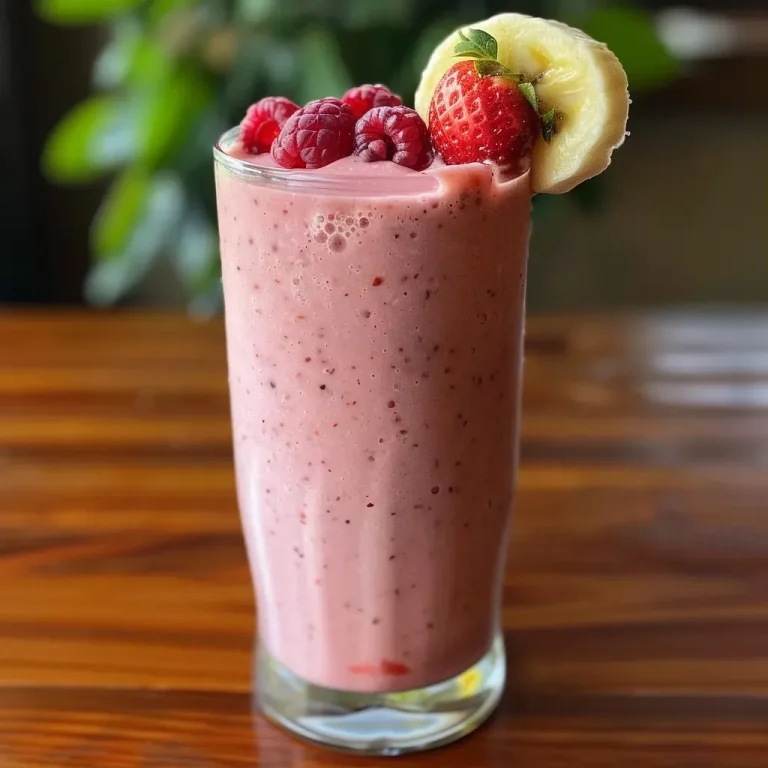 A Vibrant Celebration: The Pink Strawberry Banana Smoothie That Brightens Your Day Pink Strawberry Banana Smoothie Recipe