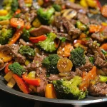Quick and Healthy Beef Stir Fry with Colorful Vegetables