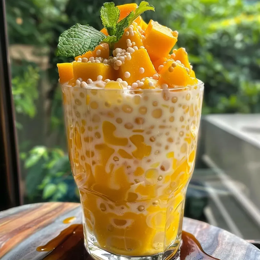 Quick & Easy 4-ingredient Mango Sago