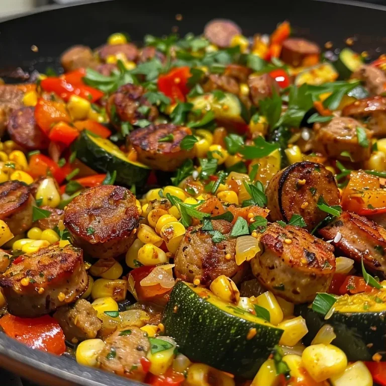 Savoring Every Bite: The Sausage and Veggies Skillet That Transforms Weeknight Dinners Sausage and Veggies Skillet - 30 Minute, One-Pan Meal